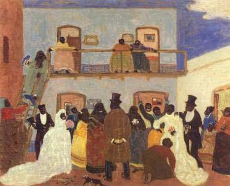 Pedro Figari Doble boda oil painting picture